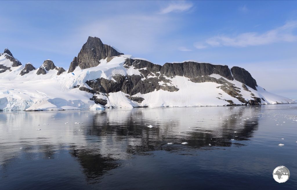 The magnificent scenery of the Graham passage, Antarctica.