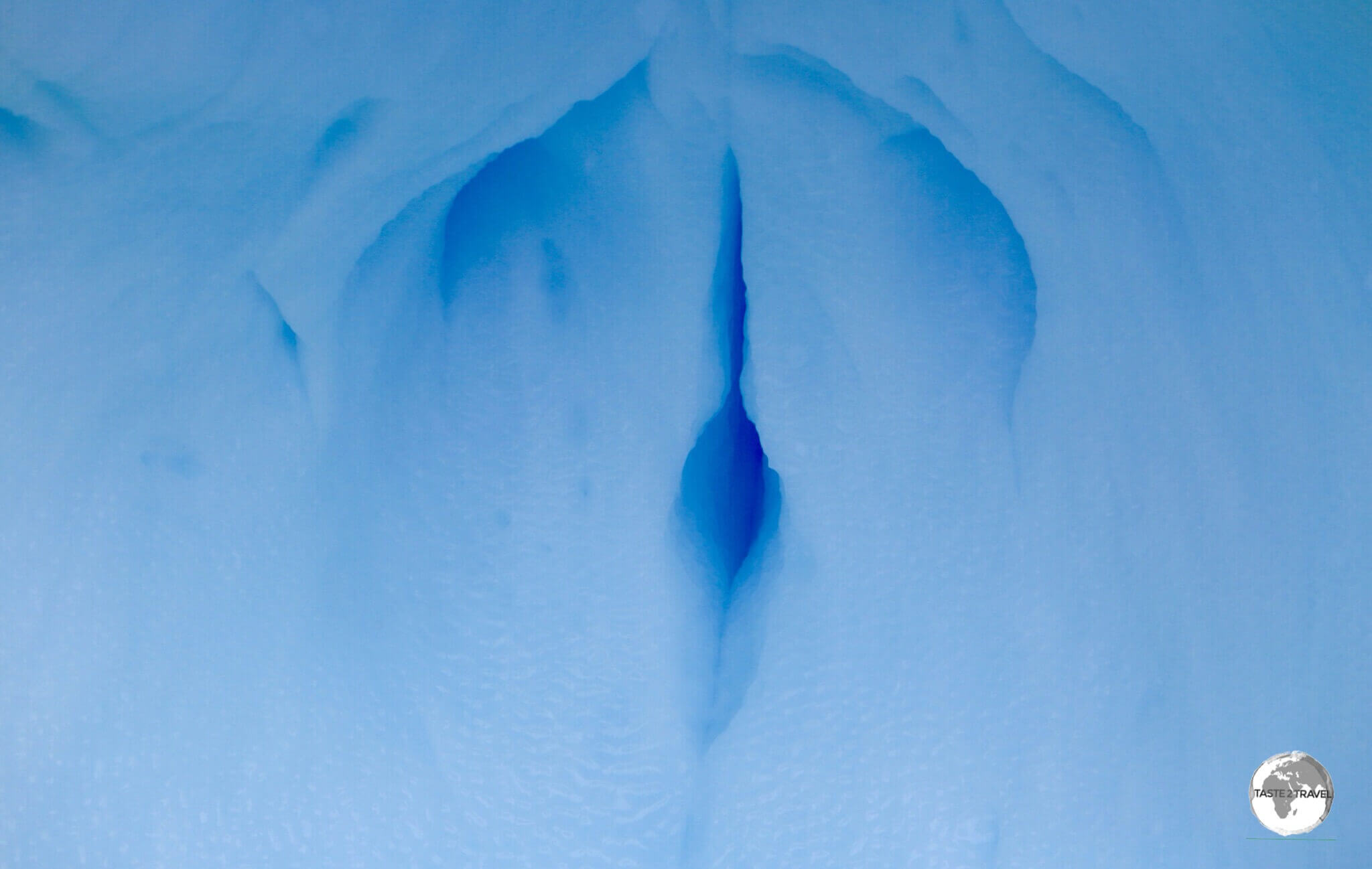 An interesting ice formation on an iceberg at Damoy Point.