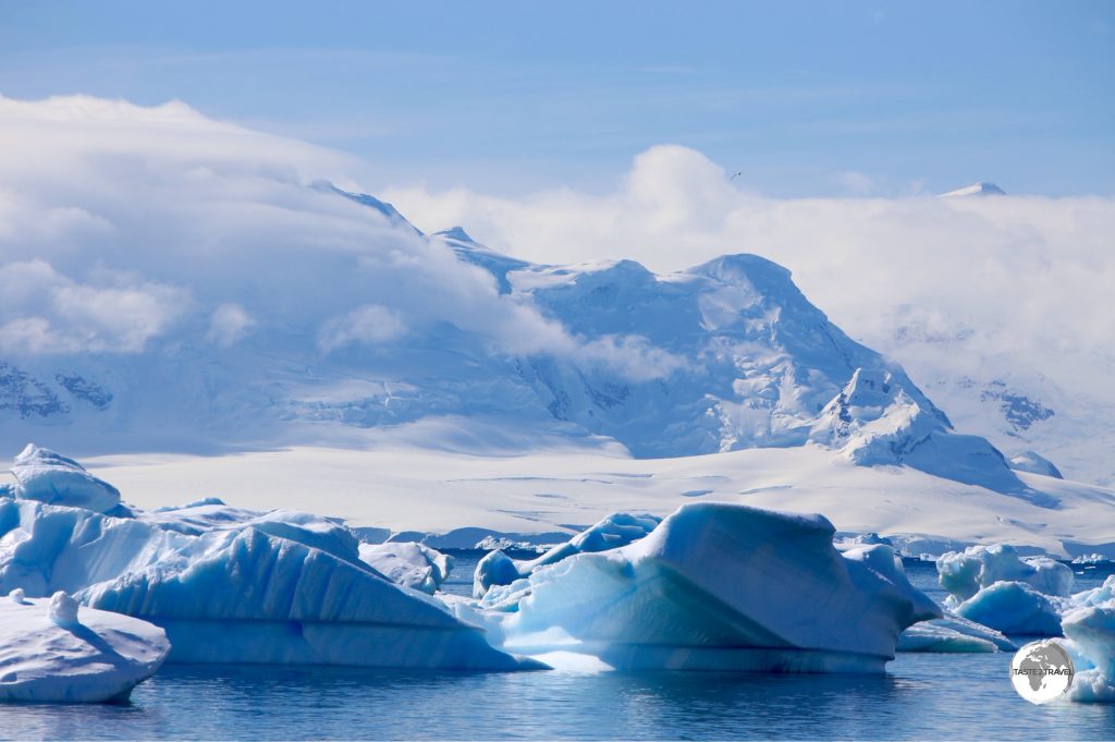 A view of the Errera Channel from Danco island, Antarctica.