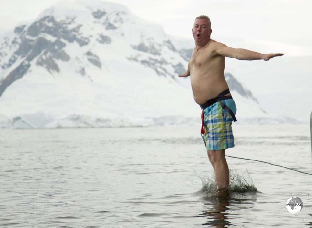 A polar plunge is a truly invigorating experience! With a water temperature of just two degrees, the moment you hit the water is literally shocking.