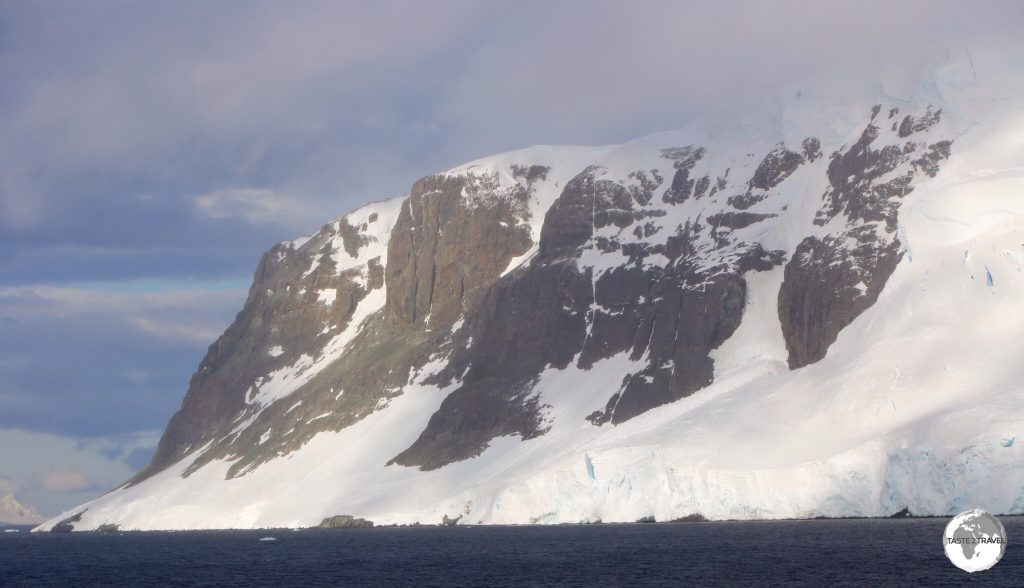 Weather clearing in the Lemaire channel. Antarctica is the highest continent on average - with a mean elevation of 2,500 metres (8,000 feet).