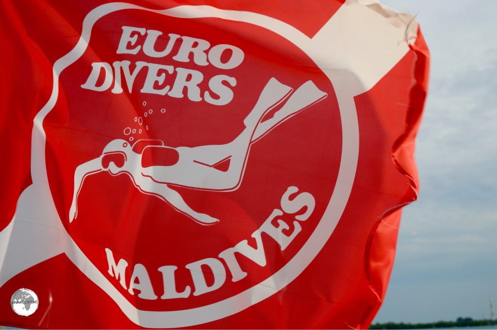 Euro Divers operate a very professional dive shop at Vilamendhoo resort.