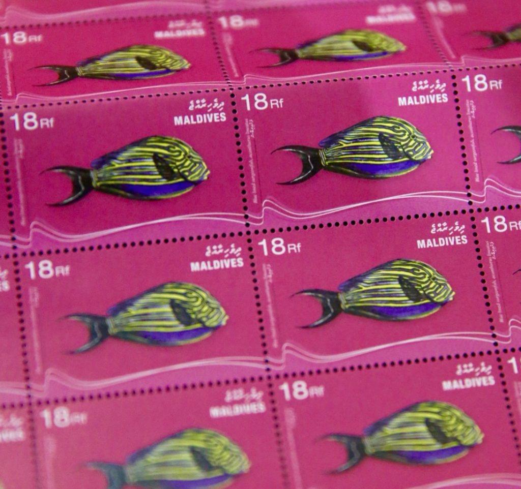 Stamps of the Maldives.