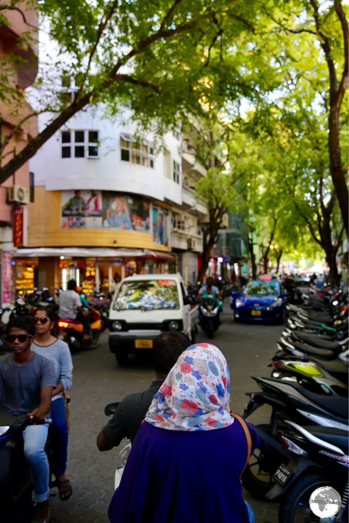 The capital, Malé, is a very crowded, busy place. One of the most densely populated places on earth.