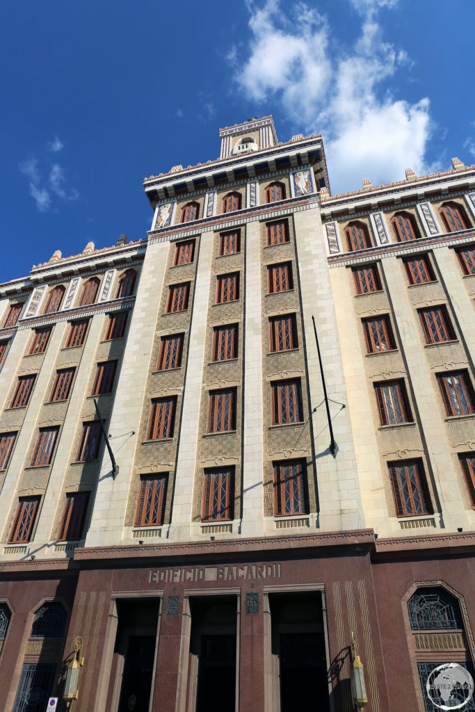 The former headquarters of the Bacardi rum company in Havana.