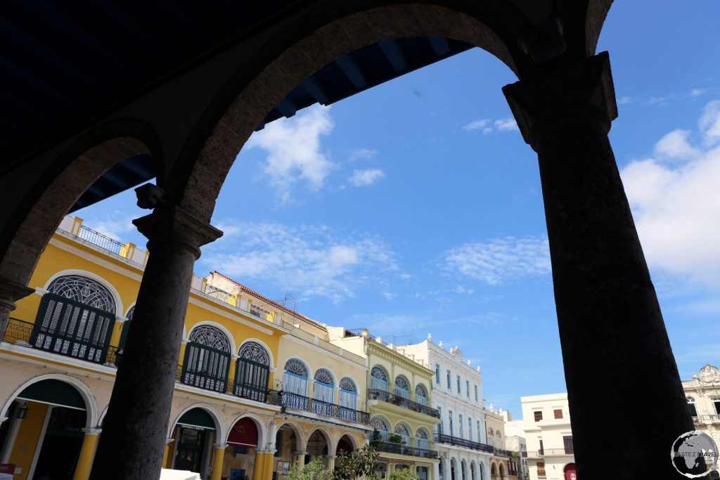 The old town of Havana is a treasure of colonial architecture.