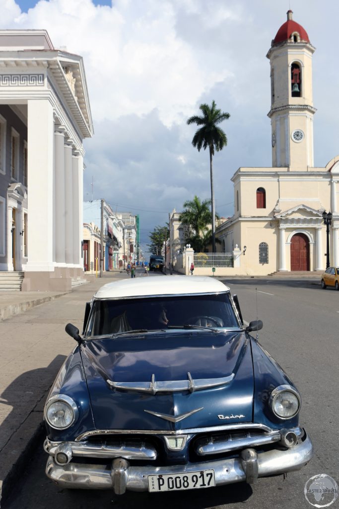 A classic car in Cienfuegos.