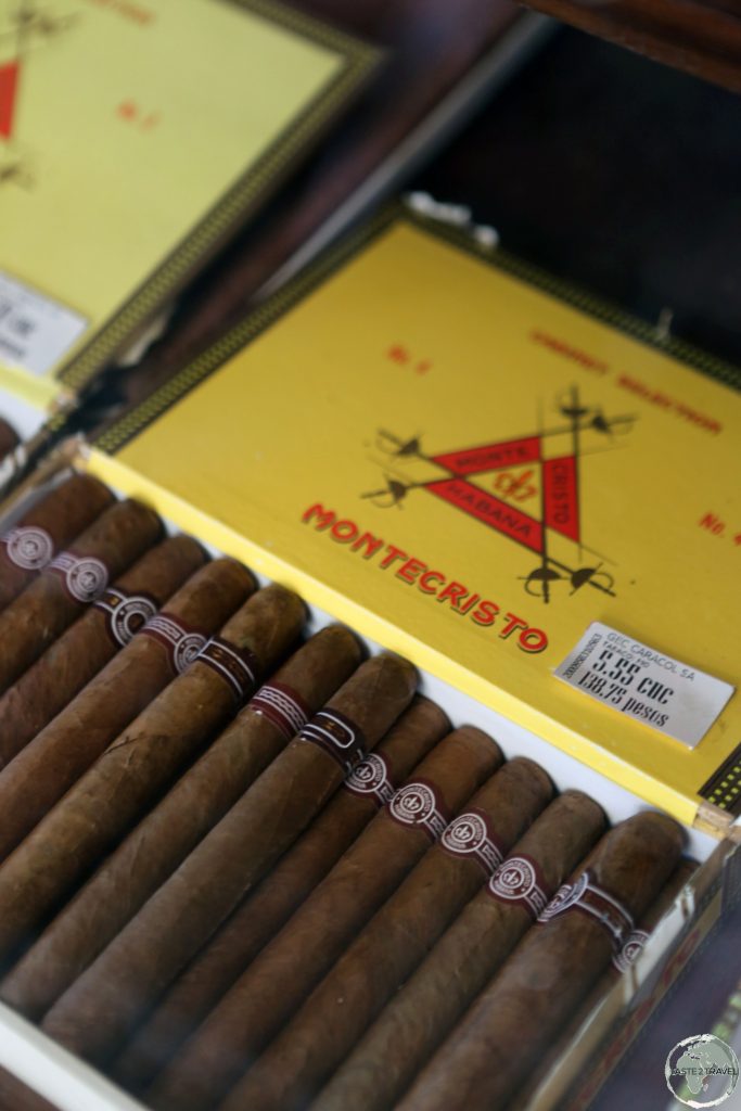 Montecristo Cigars in Cienfuegos.