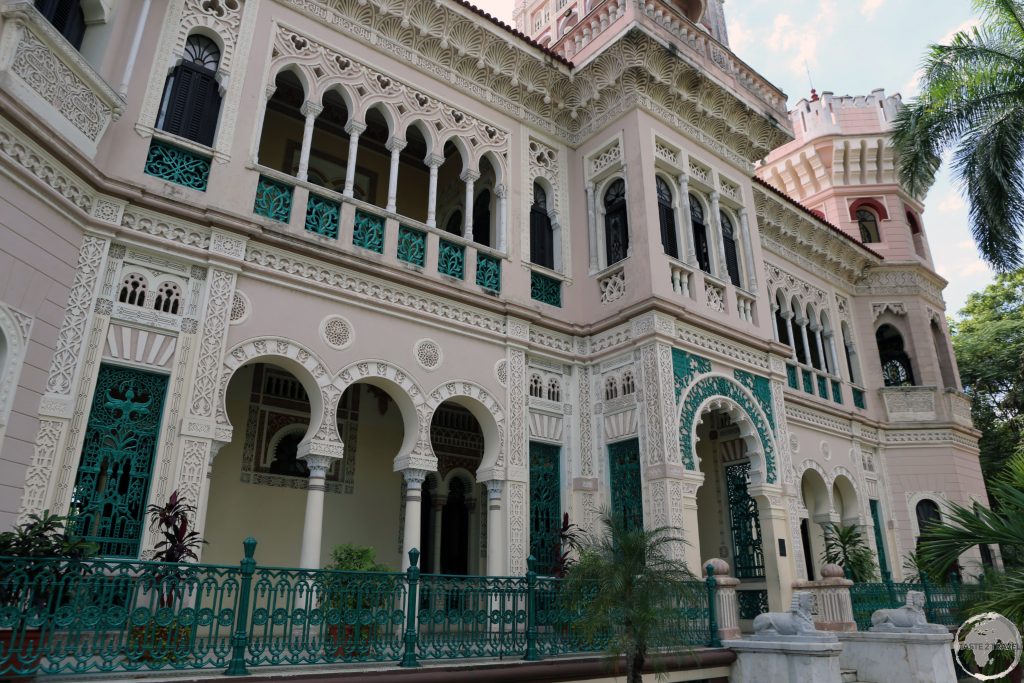 The exterior of the ornate Palacio de Valle in Cienfuegos.