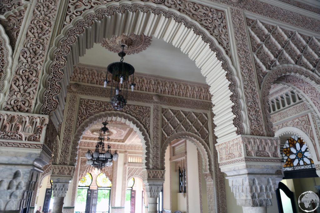 The ornate, Moorish-style interior of the Palacio de Valle.