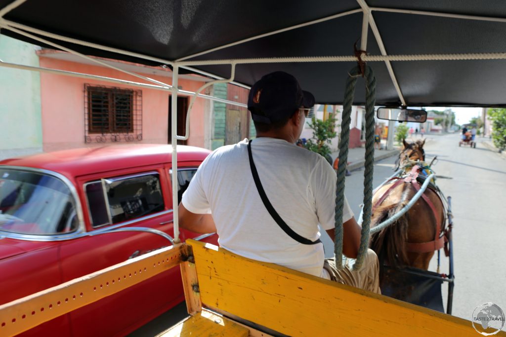 A Horse cart is the best way to explore Cienfuegos and other Cuban cities.
