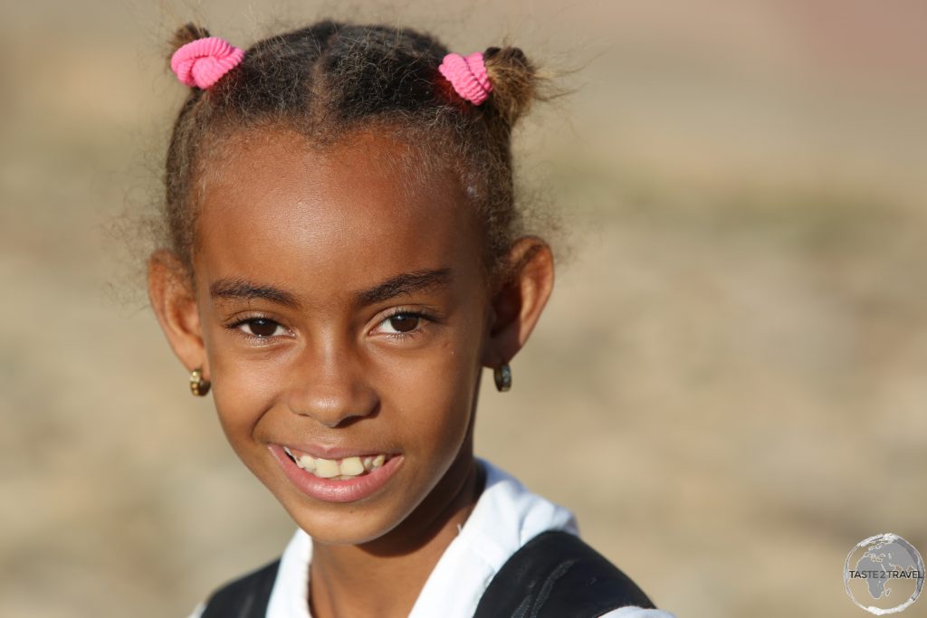 School girl in Trinidad.