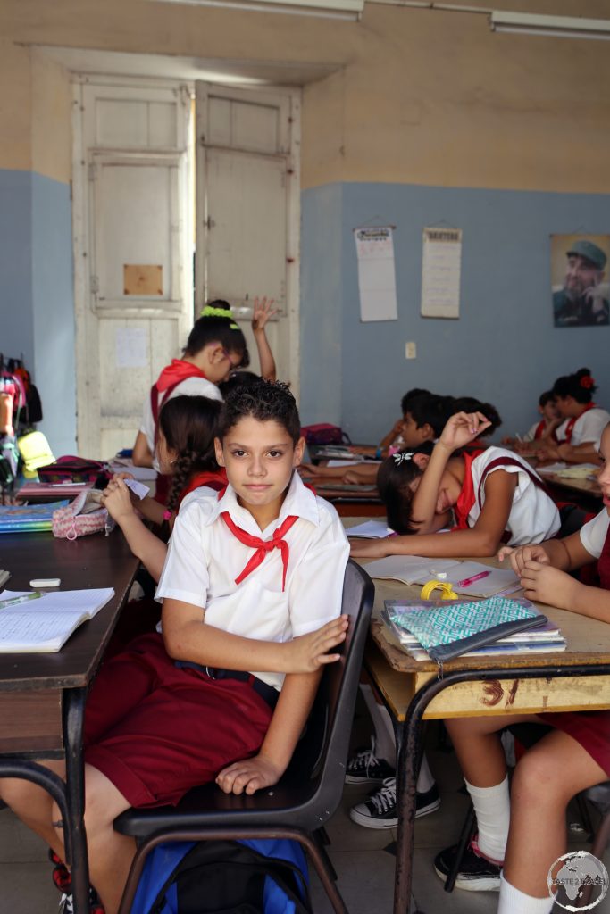School children in Sancti Spíritus.