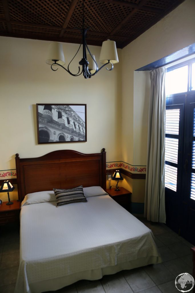 My beautiful room at Hotel del Rijo.