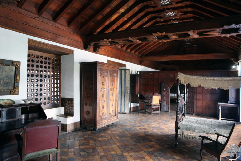 Interior of the Museo de Ambiente Histórico Cubano in Santiago de Cuba.