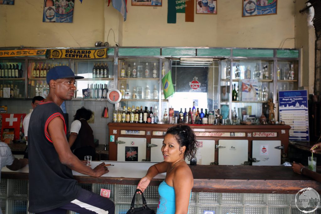Bar in Havana old town.