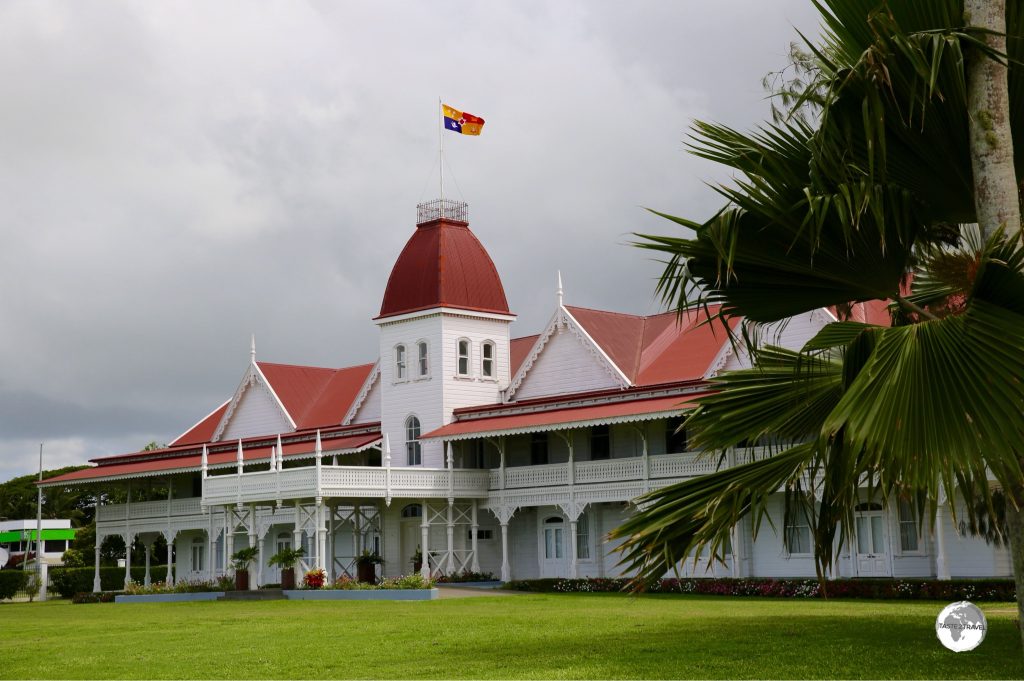 The Victorian-style, wooden Royal Palace overlooks the waterfront in Nuku'alofa.