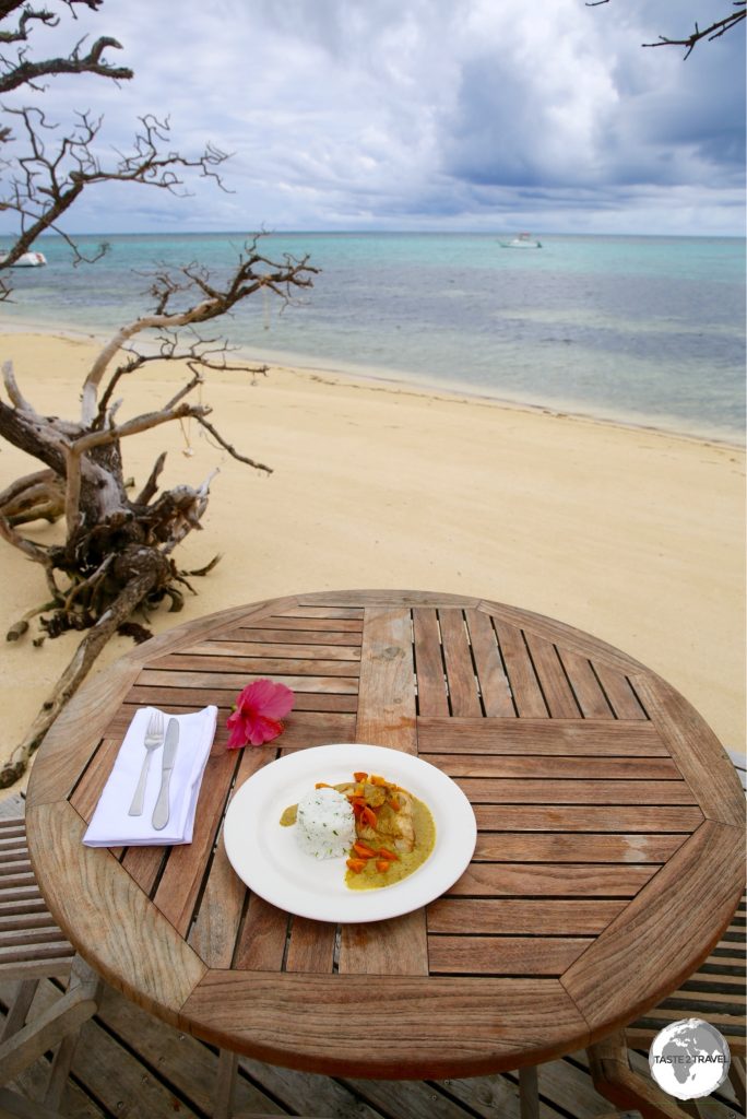 The perfect setting for lunch on Fafa Island.