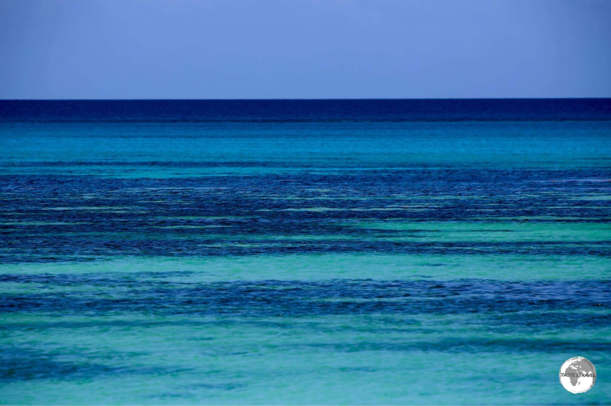 "Tuvalu Blues" - a view of Funafuti lagoon.