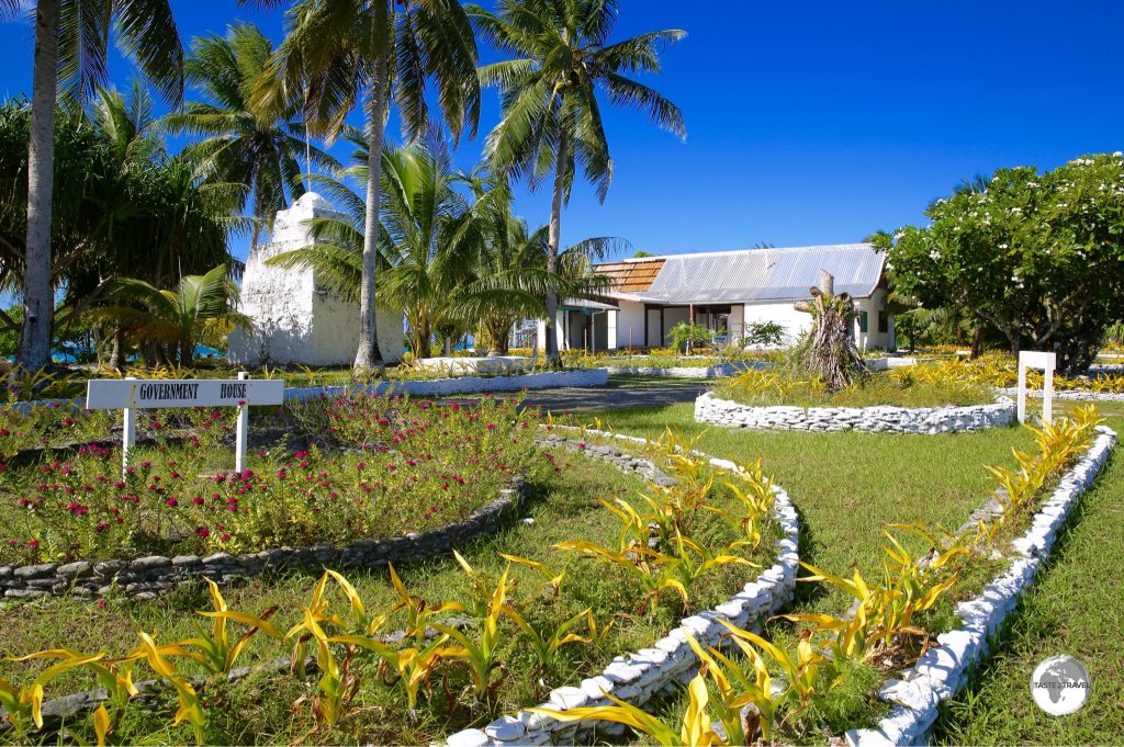 Tuvalu's Government house, the official residence of the Governor General.