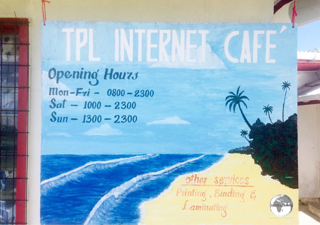 The TPL Internet Cafe offers reasonable internet speed.