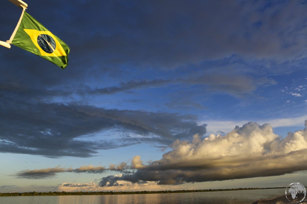 View from my Amazon river fast boat, travelling from Tabatinga to Manaus.