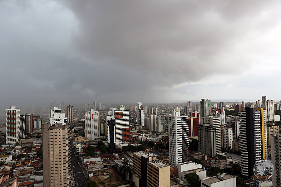 Most afternoons, the city of Belém is enveloped by fierce tropical storms.