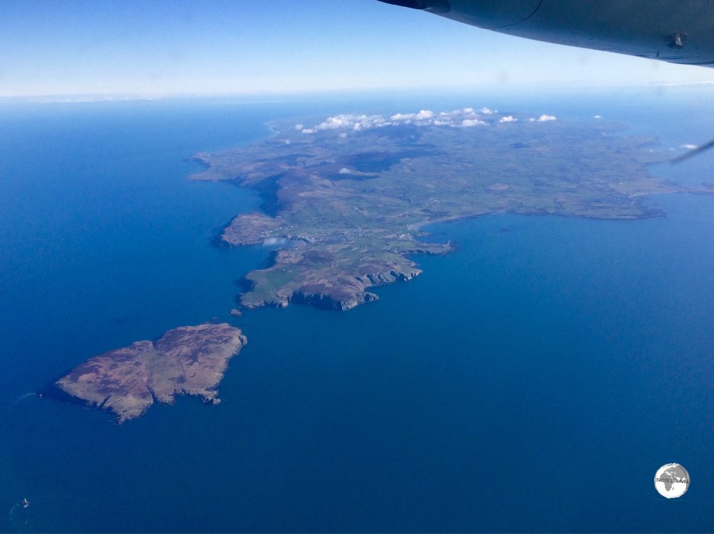 The view of the Isle of Man from my Aer Lingus flight.