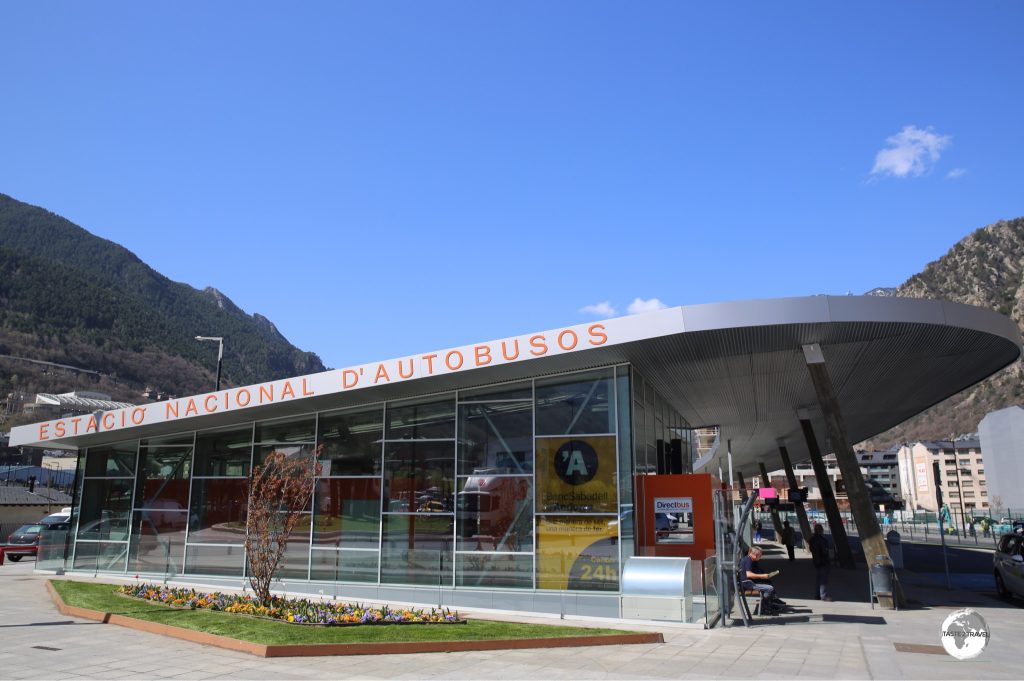 Bus station, Andorra La Vella.