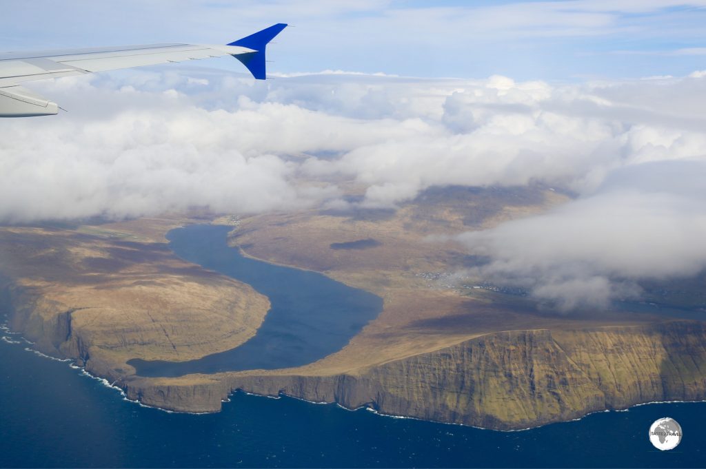 An incredible first view of the Faroe Islands from my the eat of my SAS Airlines flight.