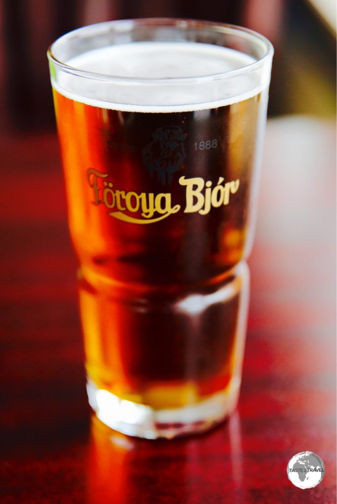 The craft beers produced by Föroya Bjór are very quaffable.