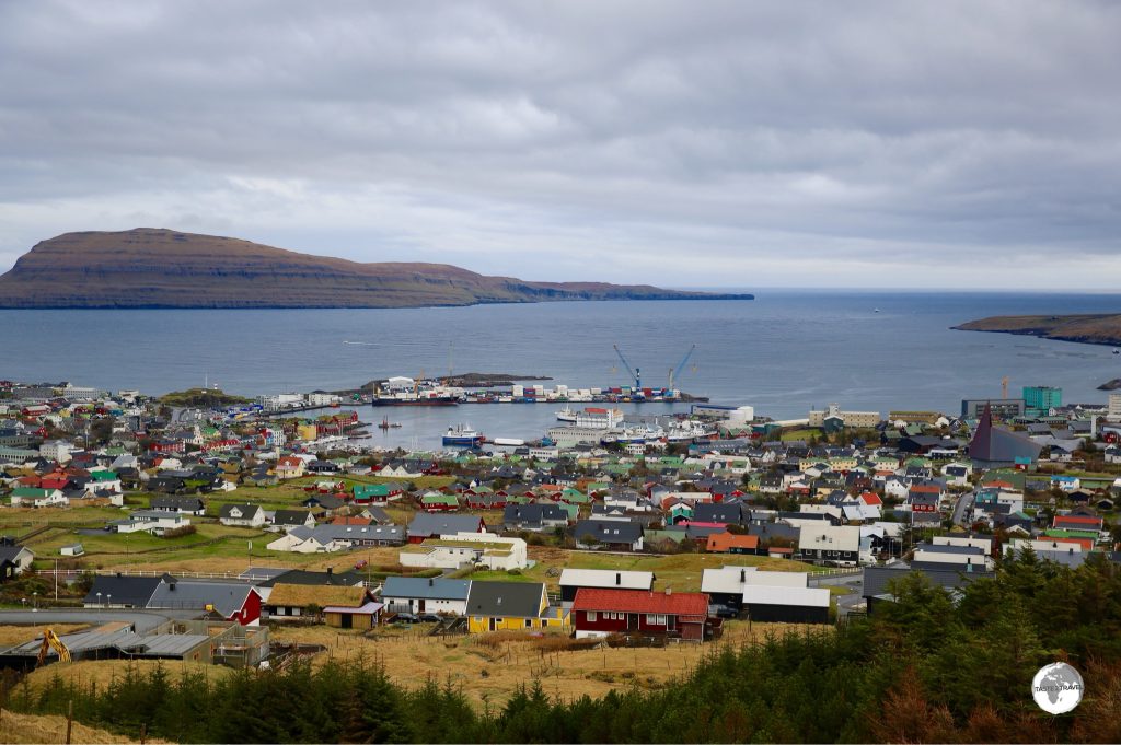 The capital and largest city of the Faroe Islands - Torshavn.