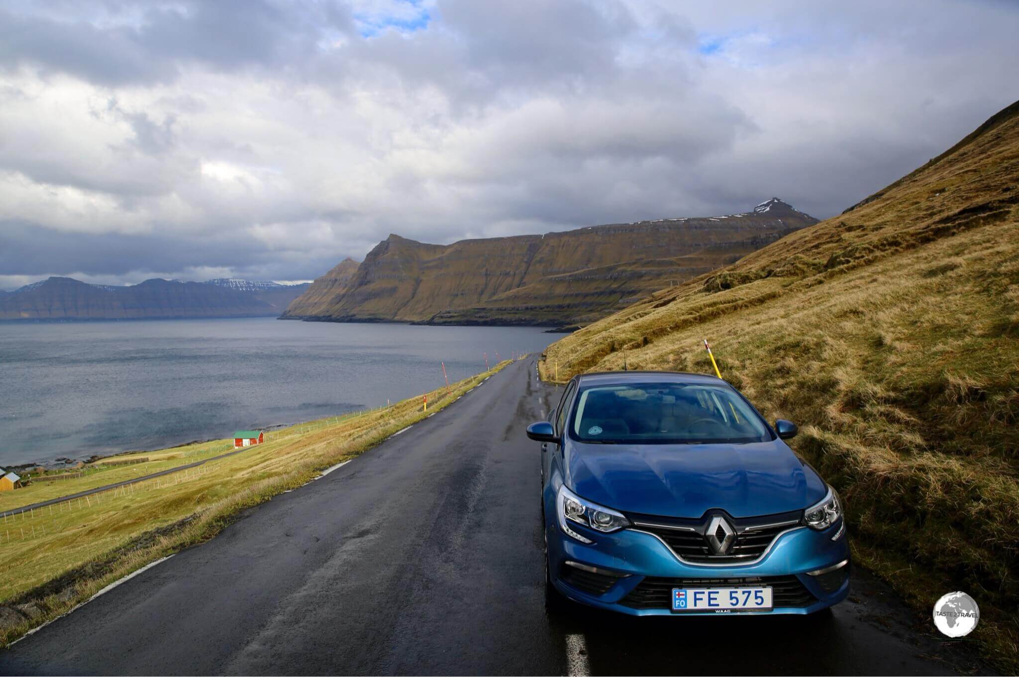 My rental car, which allowed me to maximise my time on the Faroe Islands.