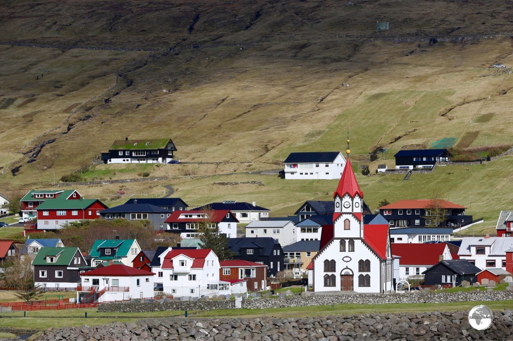 The village of Sandavágur has been voted the most well-kept village in the Faroes twice.