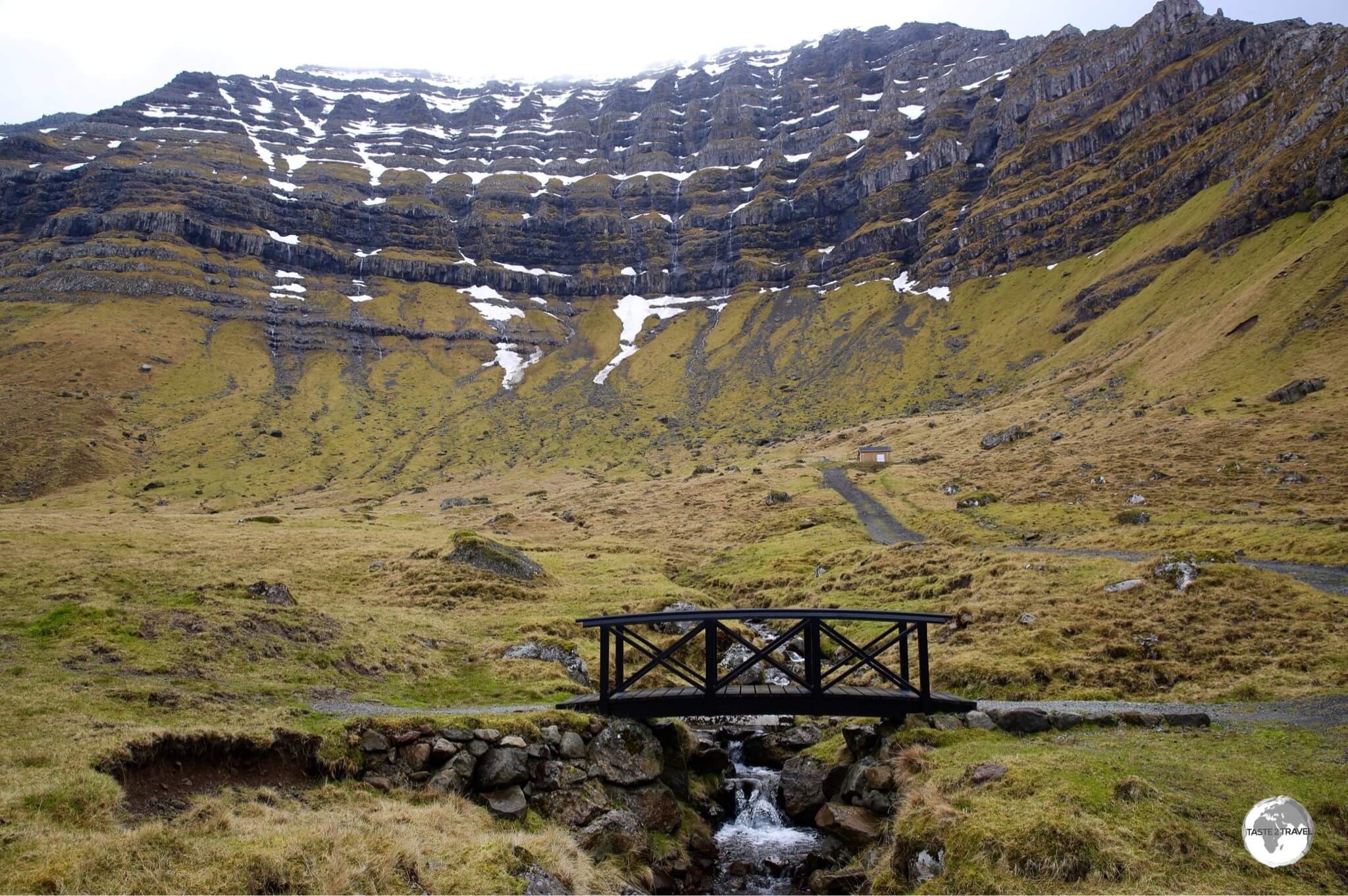 Hiking trail near Kunoy Village.