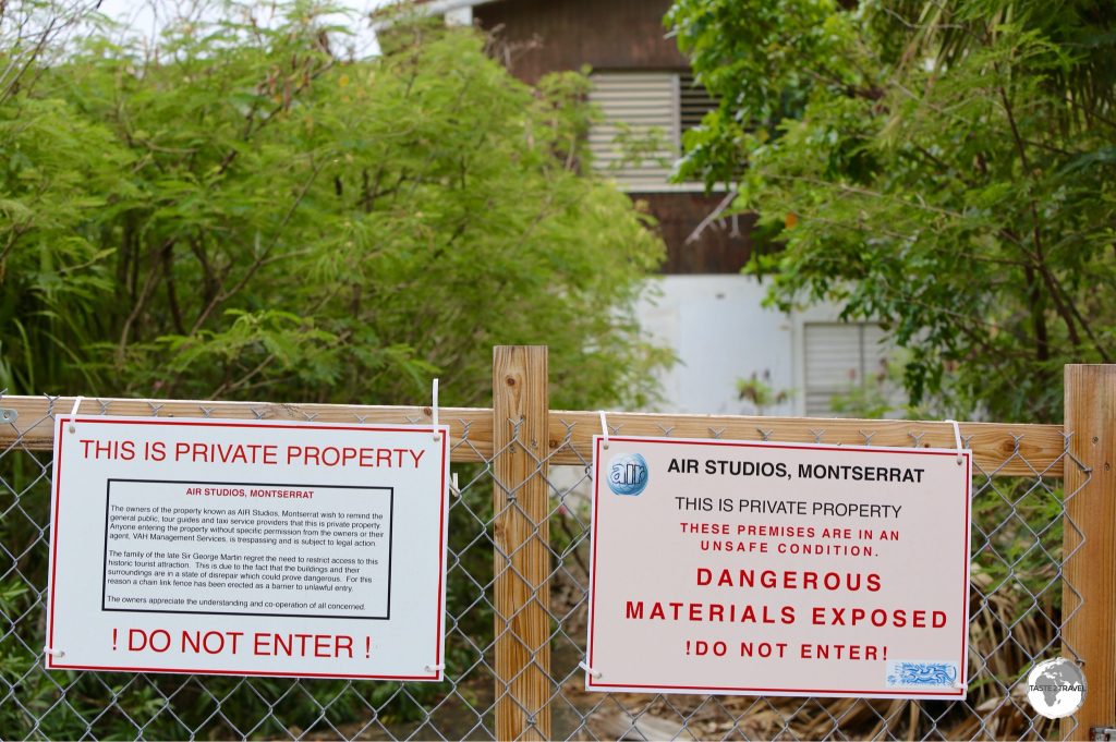 The abandoned AIR Recording Studios.