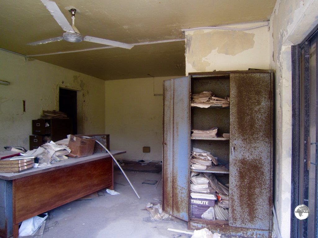 An abandoned office in Plymouth.