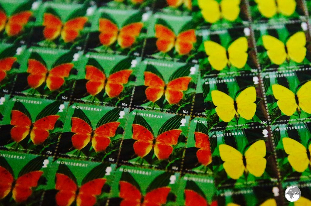 Stamps from Montserrat are popular with collectors around the world.