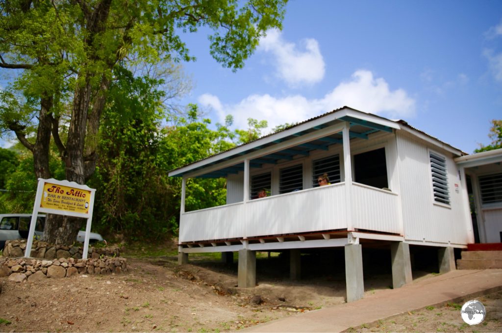 The Attic cafe serves up tasty local food and has the best homemade ginger beer on the island.