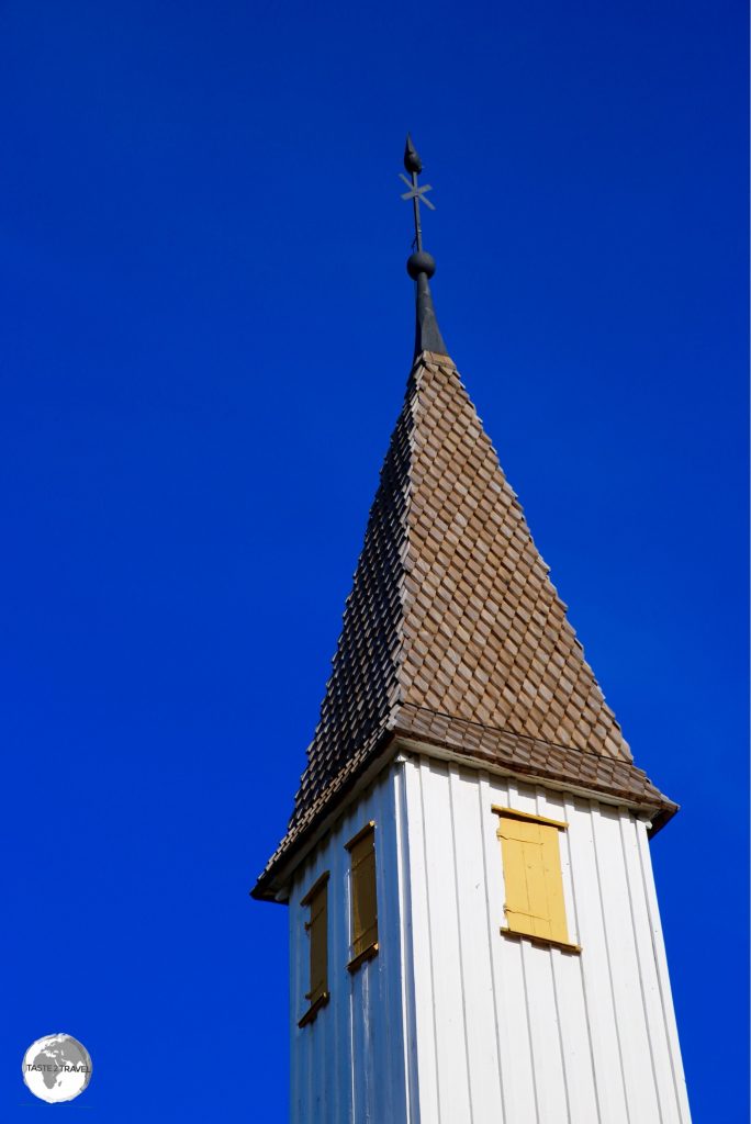 A church steeple on the Åland islands.
