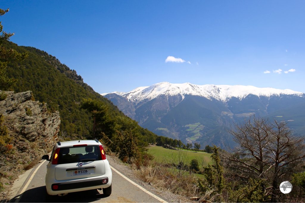 The back roads of Andorra offer many stunning panoramas.