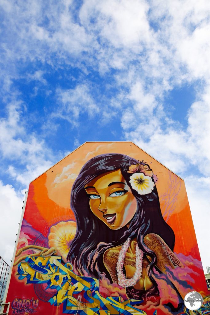 Street art in Papeete.