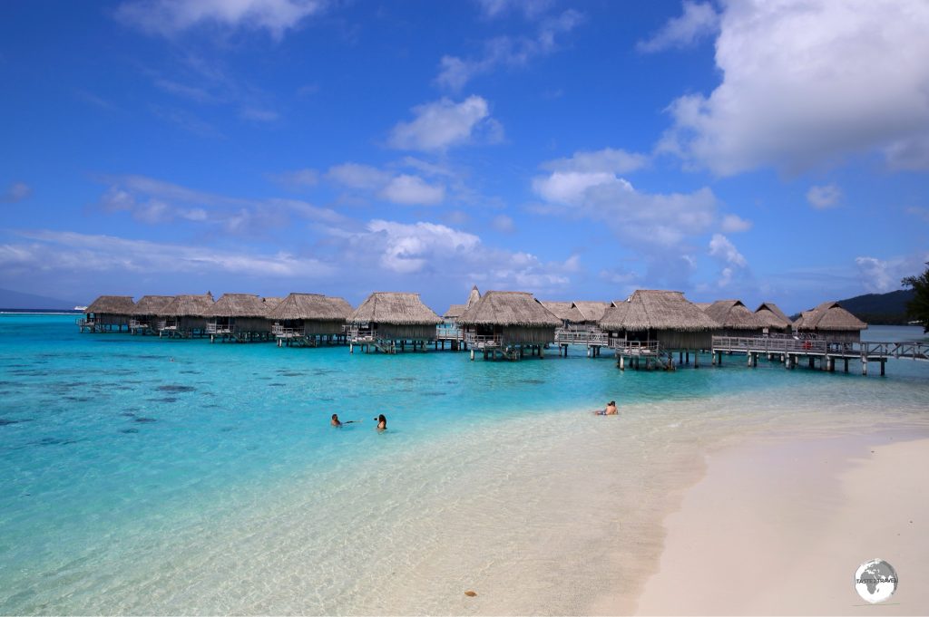 Both the Hilton and Sofitel offer 'over-the-water' bungalows at their Moorea resorts.