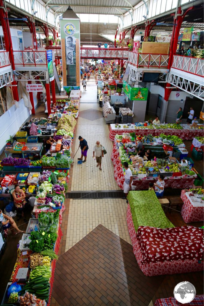 A view of Papeete central market.