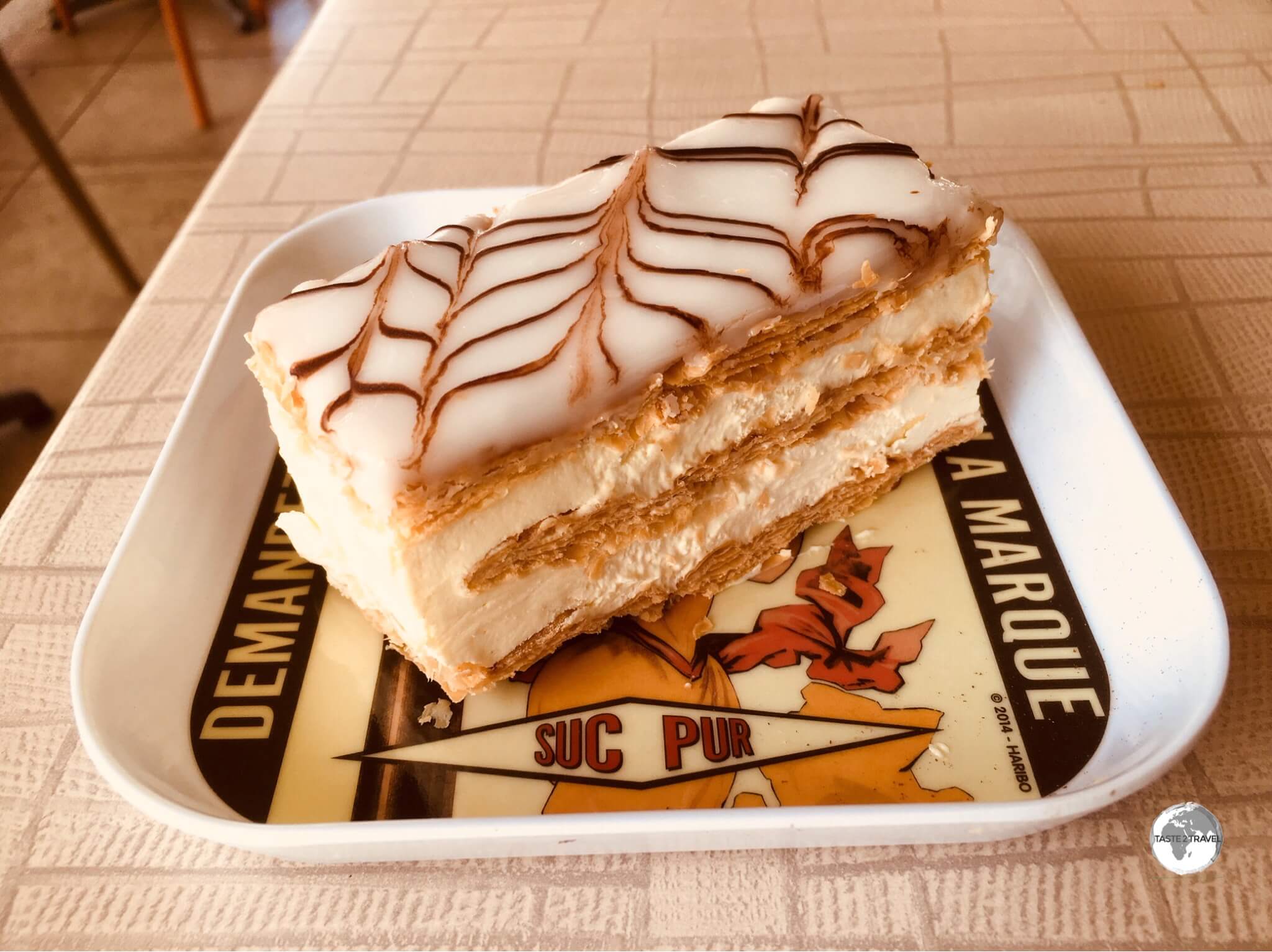 The best 'mille-feuille' on Moorea is served at Café Caraméline.