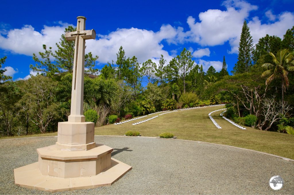Located south of Bourail, the New Zealand WWII cemetery is the final resting place for 200 Kiwi soldiers killed in the Pacific war.