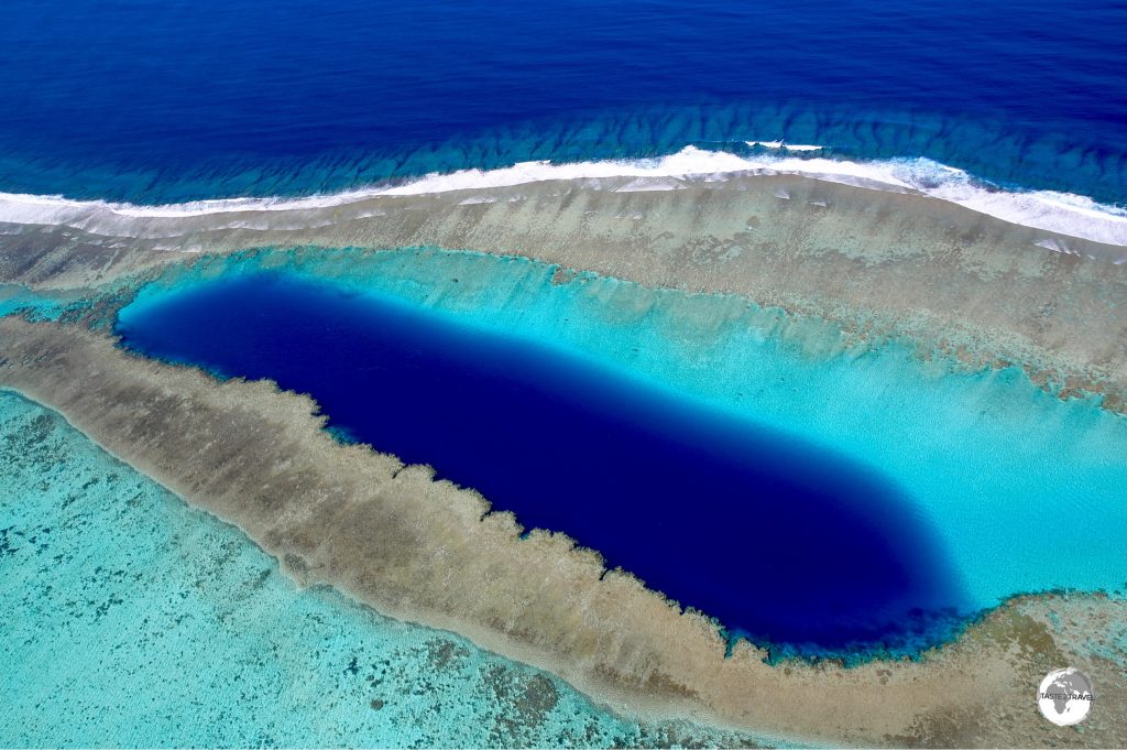 Blue Hole of Voh, New Caledonia.