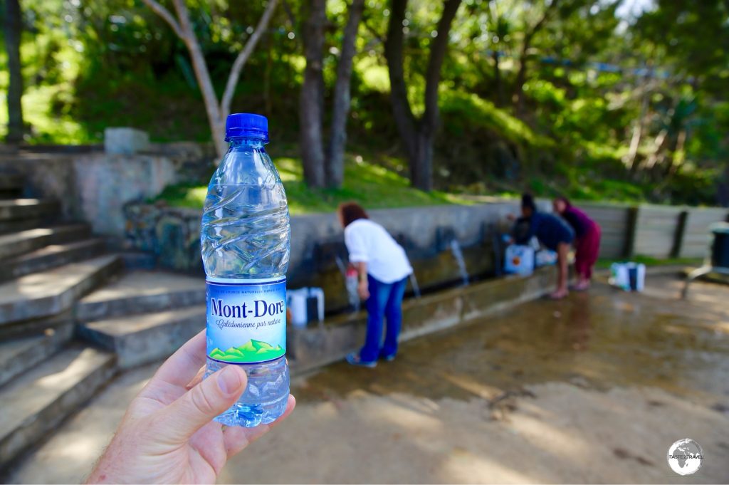 Visitors to Mont Dore are able to fill their bottles with free mineral water direct from the source.