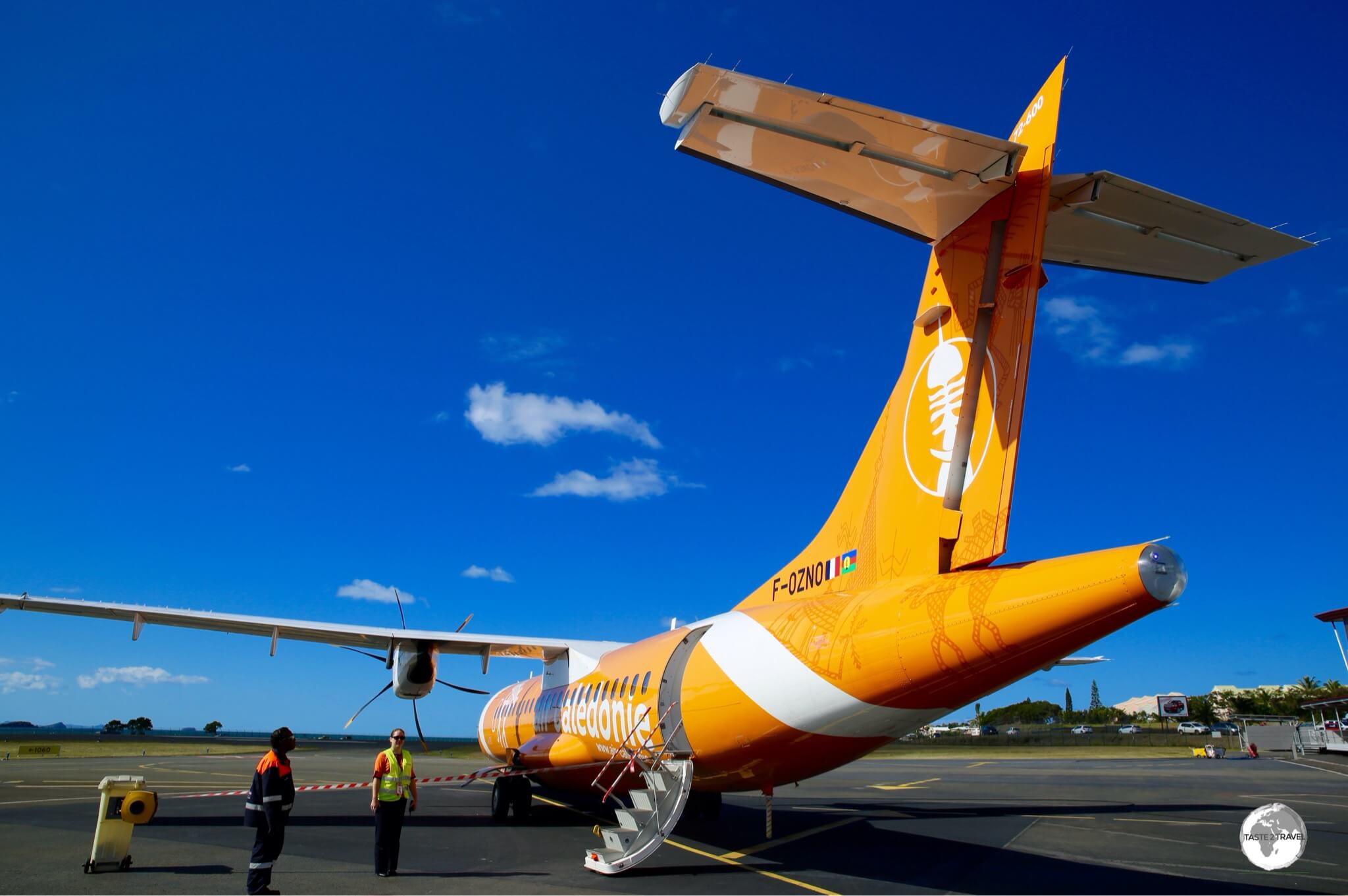 My Air Caledonie flight from Noumea to the Isle of Pines.