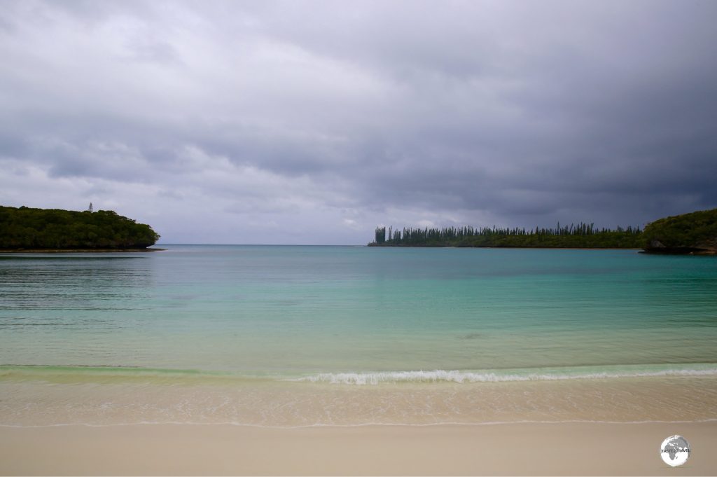 The beautiful Kanumera Bay on the Isle of Pines.